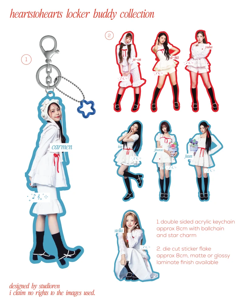 hearts2hearts locker buddy keychain