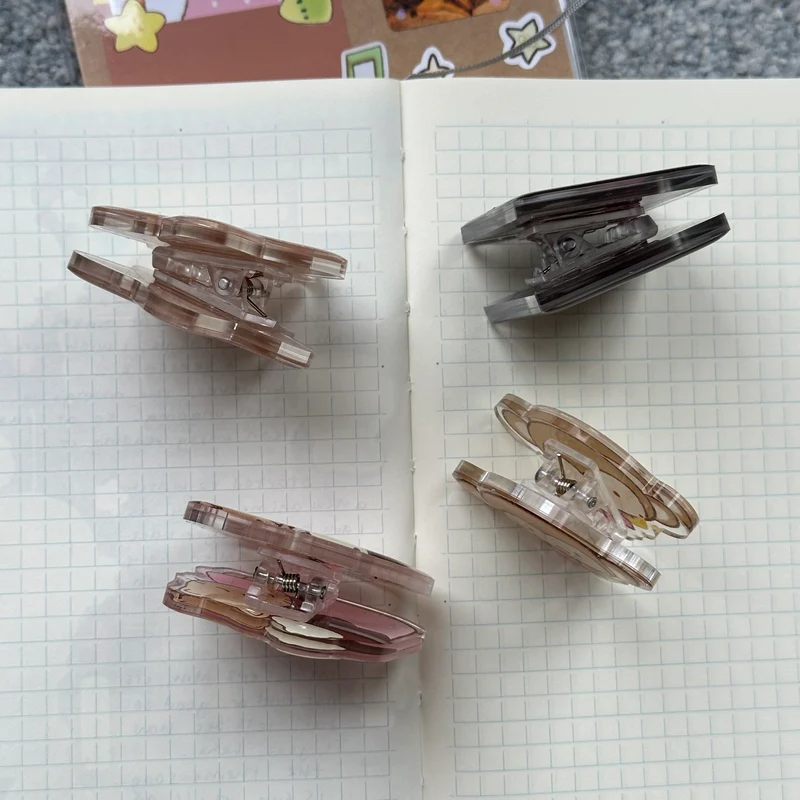 acrylic journal binder clips