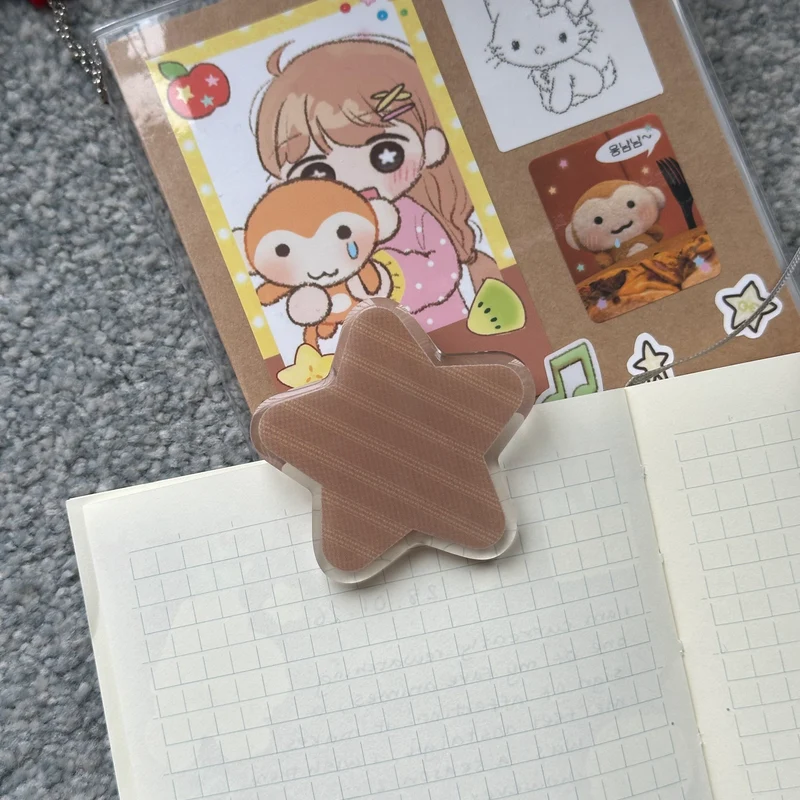 acrylic journal binder clips