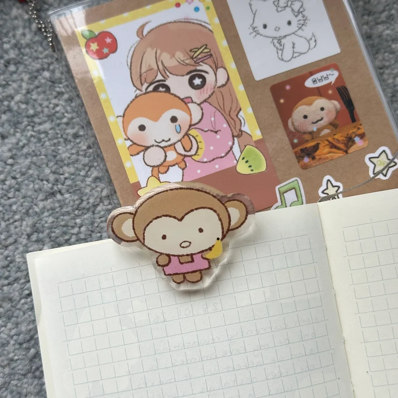 acrylic journal binder clips