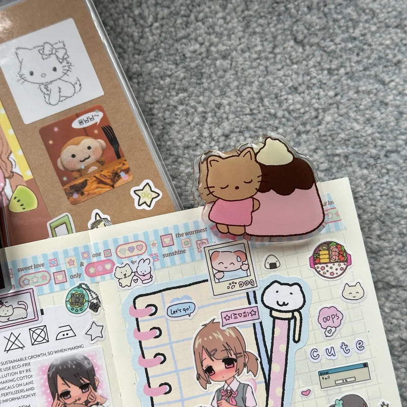 acrylic journal binder clips