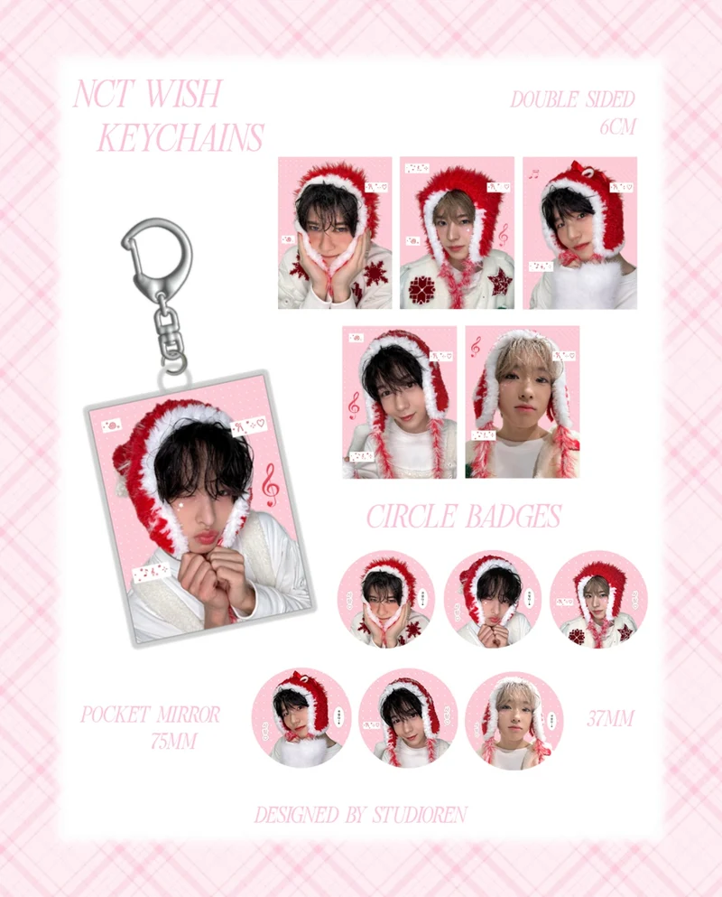 nct wish TT badges