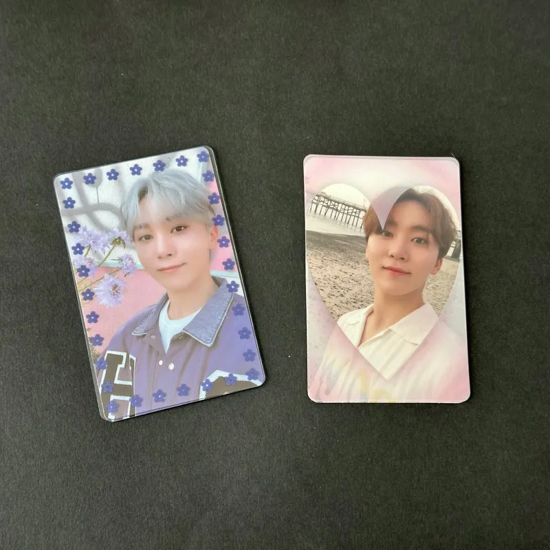 Transparent photocard overlay