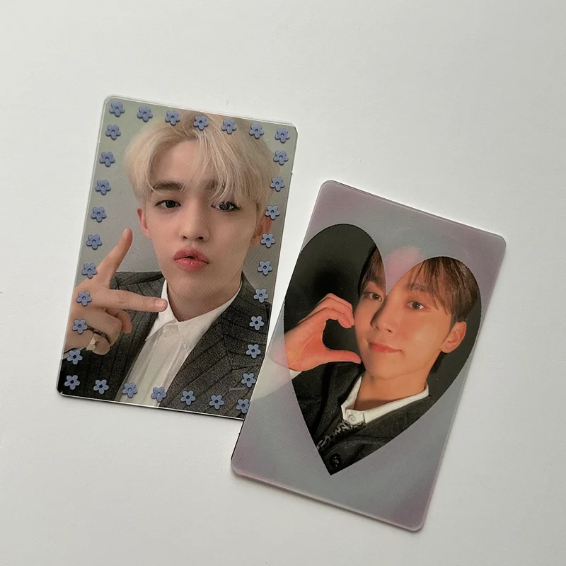 Transparent photocard overlay