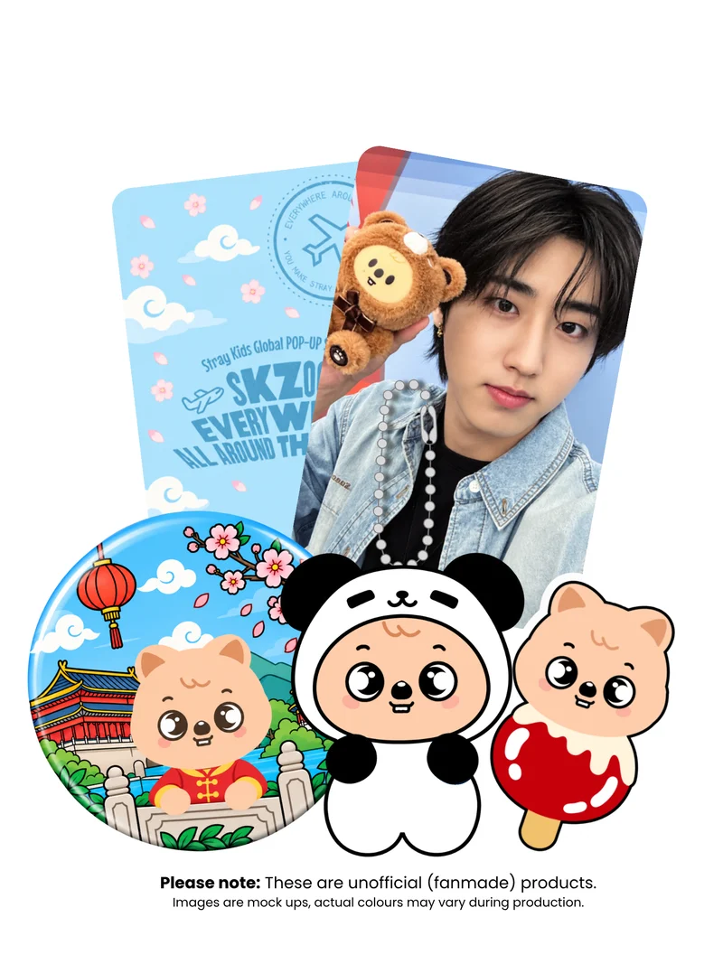 [PRE-ORDER] [CHINA VER.] Stray Kids SKZOO Everywhere All Around The World Mystery Bag