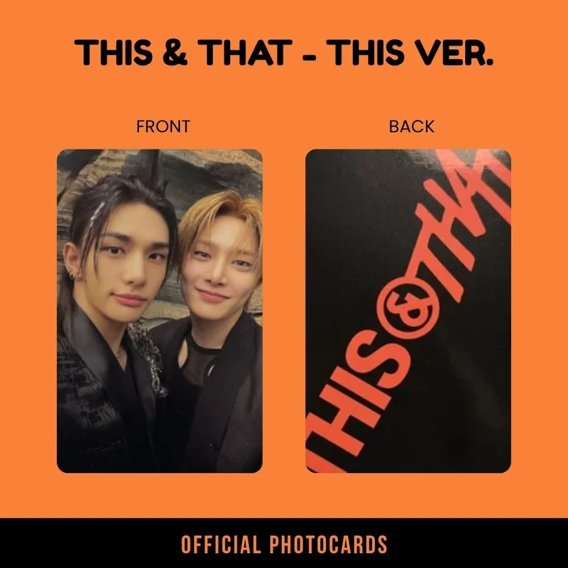 Stray Kids - This & That Unit Photocard Set This Ver. (Unit Choice)