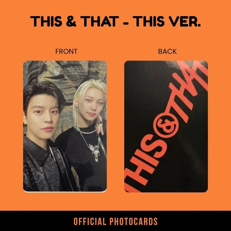 Stray Kids - This & That Unit Photocard Set This Ver. (Unit Choice)