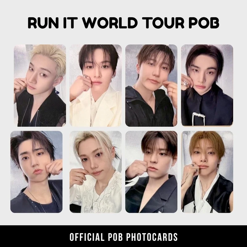 Stray Kids - Run It World Tour Cheek Pinch POB Photocard Set (Member Choice)