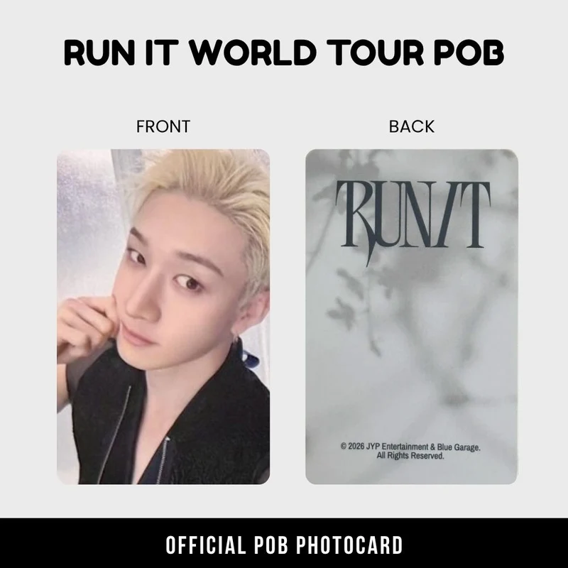 Stray Kids - Run It World Tour Cheek Pinch POB Photocard Set (Member Choice)