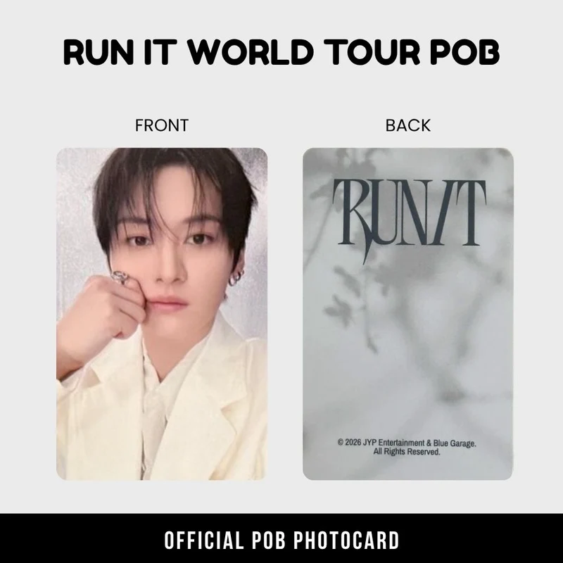 Stray Kids - Run It World Tour Cheek Pinch POB Photocard Set (Member Choice)