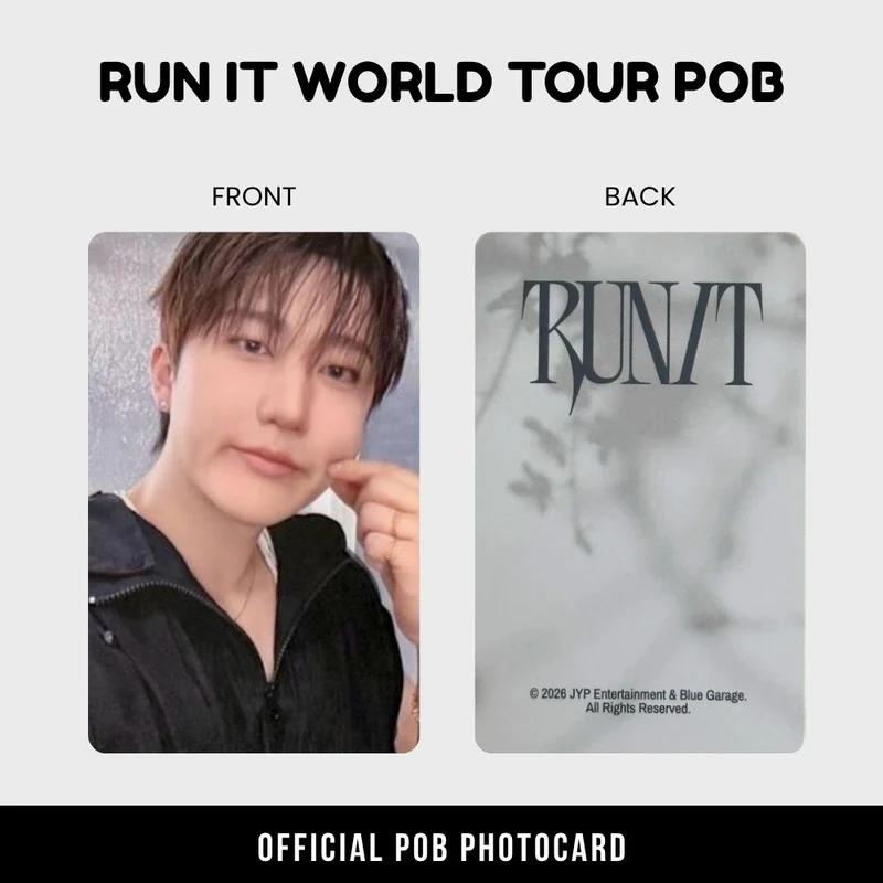 Stray Kids - Run It World Tour Cheek Pinch POB Photocard Set (Member Choice)