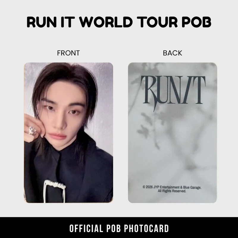Stray Kids - Run It World Tour Cheek Pinch POB Photocard Set (Member Choice)