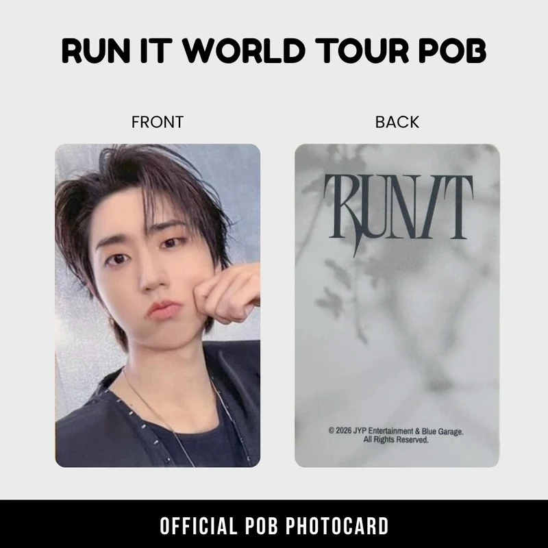 Stray Kids - Run It World Tour Cheek Pinch POB Photocard Set (Member Choice)