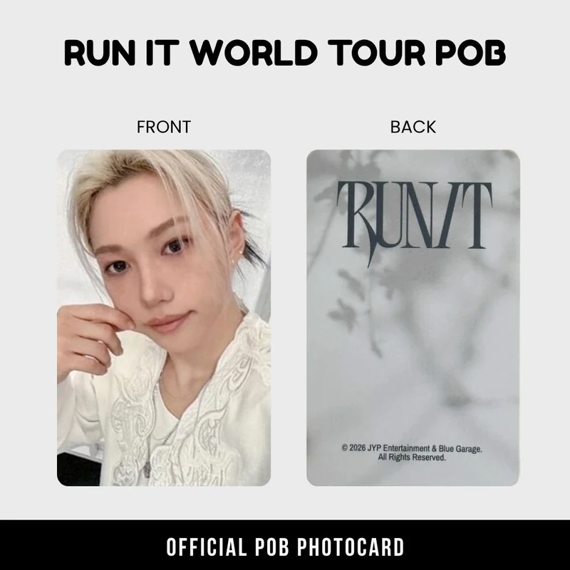 Stray Kids - Run It World Tour Cheek Pinch POB Photocard Set (Member Choice)