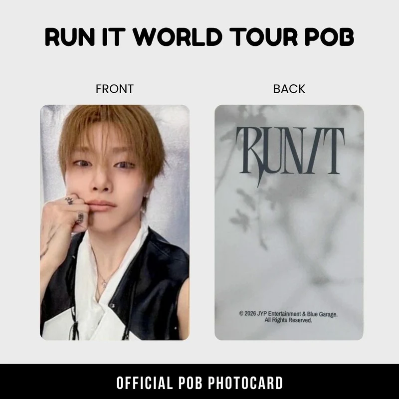 Stray Kids - Run It World Tour Cheek Pinch POB Photocard Set (Member Choice)