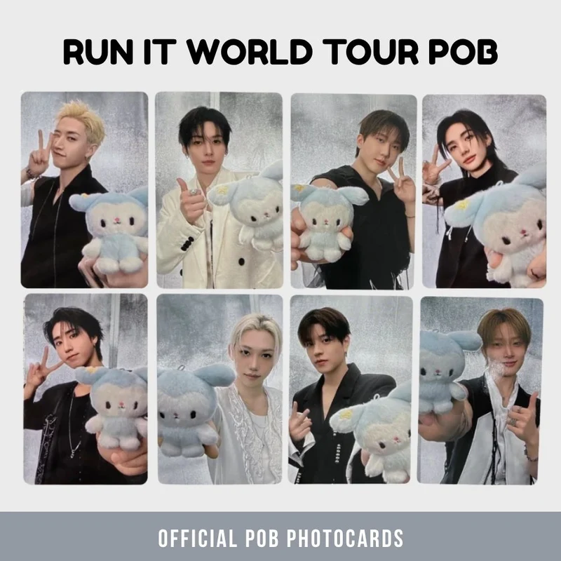 Stray Kids - Run It World Tour Tasy POB Photocard Set (Member Choice)