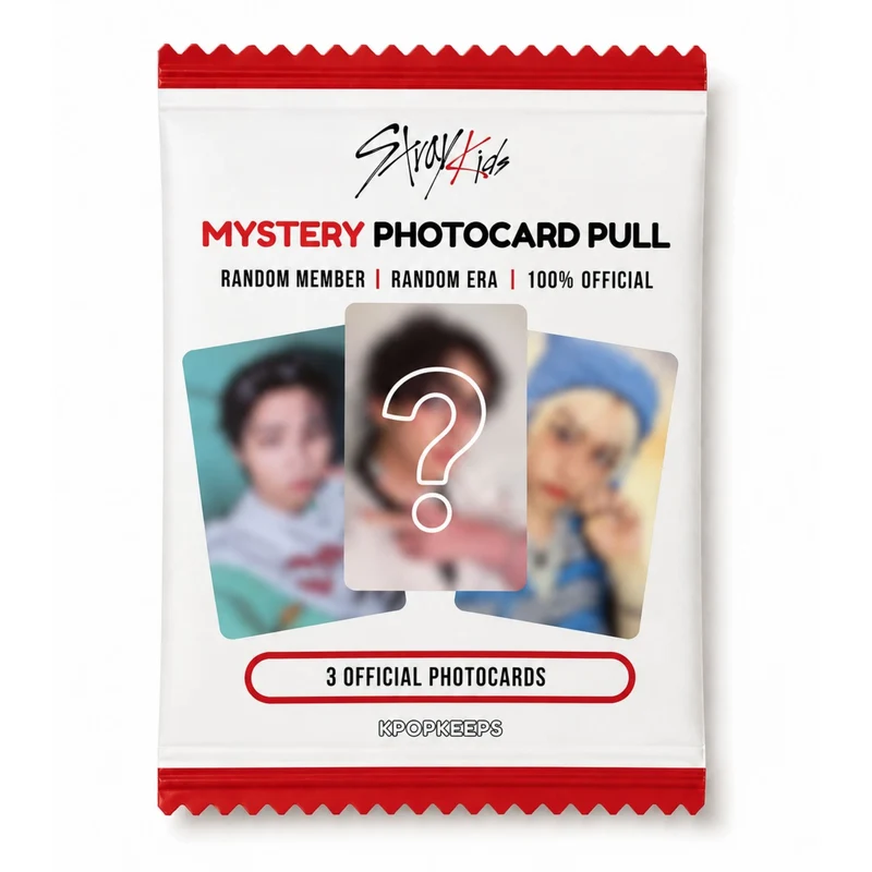 Official Stray Kids Mystery Photocard Pull Pack