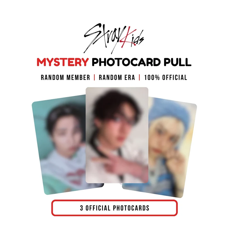 Official Stray Kids Mystery Photocard Pull Pack