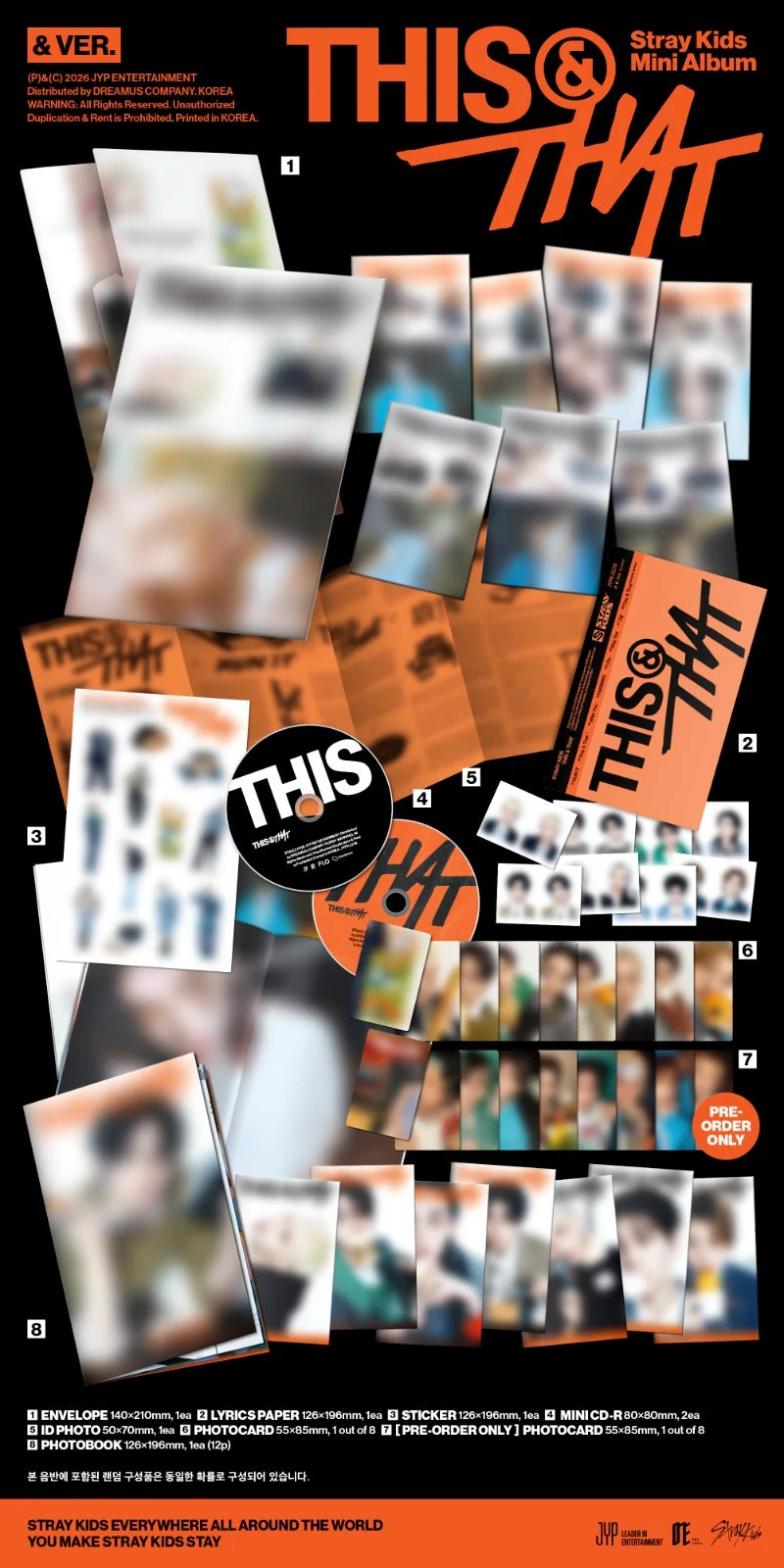 [PRE-ORDER] Stray Kids - THIS & THAT (& Ver.)