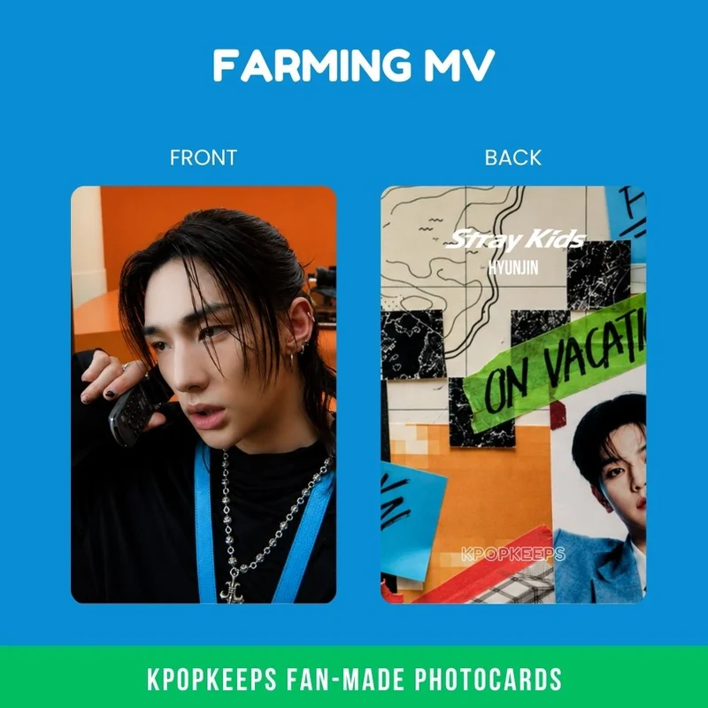 Stray Kids FARMING MV Photocard Set
