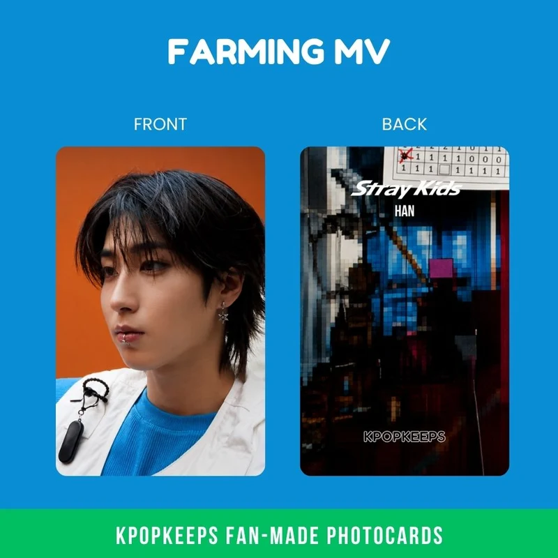 Stray Kids FARMING MV Photocard Set