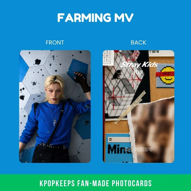 Stray Kids FARMING MV Photocard Set