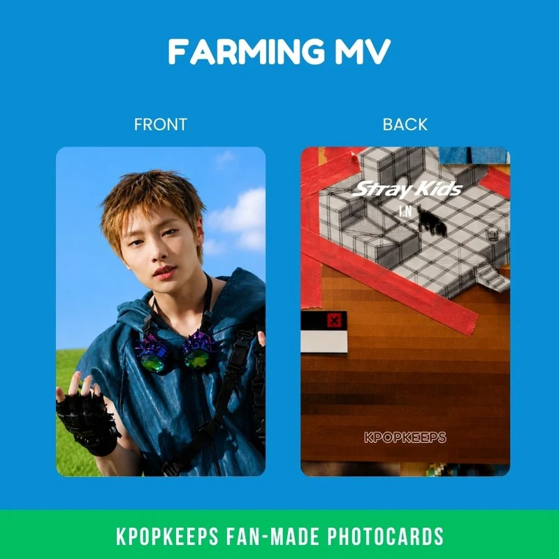 Stray Kids FARMING MV Photocard Set