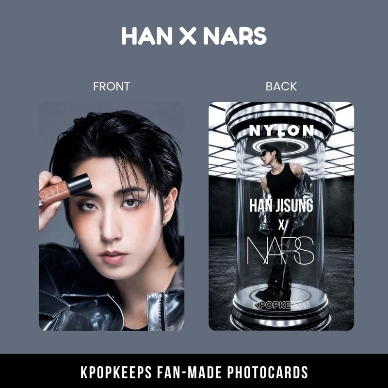 Stray Kids HAN X NARS Photocard Set
