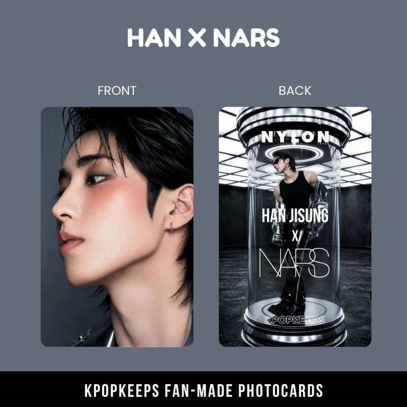 Stray Kids HAN X NARS Photocard Set