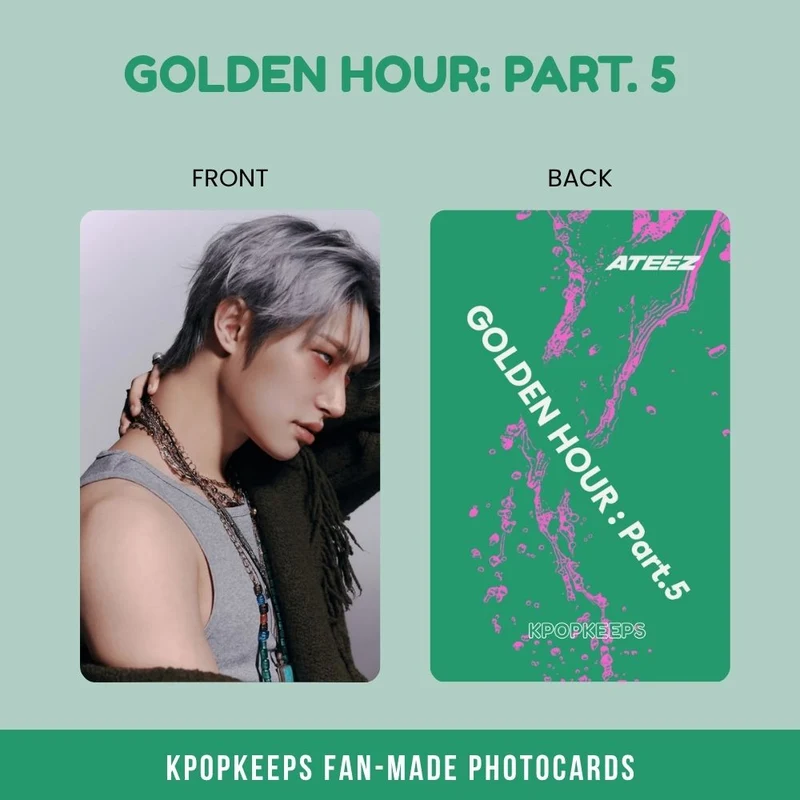 ATEEZ Golden Hour pt 5 (SET C) Photocards