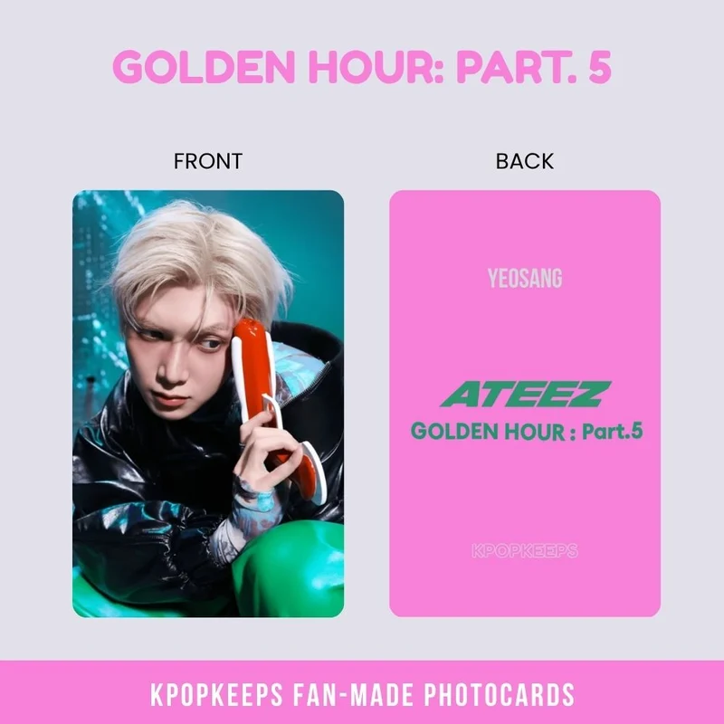 ATEEZ Golden Hour pt 5 (SET B) Photocards