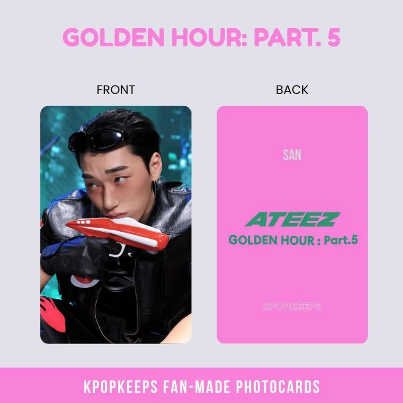 ATEEZ Golden Hour pt 5 (SET B) Photocards