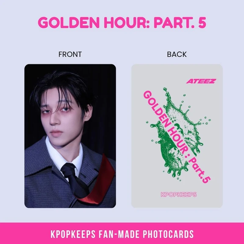 ATEEZ Golden Hour pt 5 (SET A) Photocards