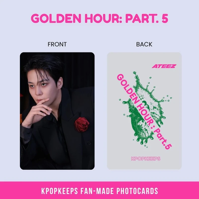 ATEEZ Golden Hour pt 5 (SET A) Photocards