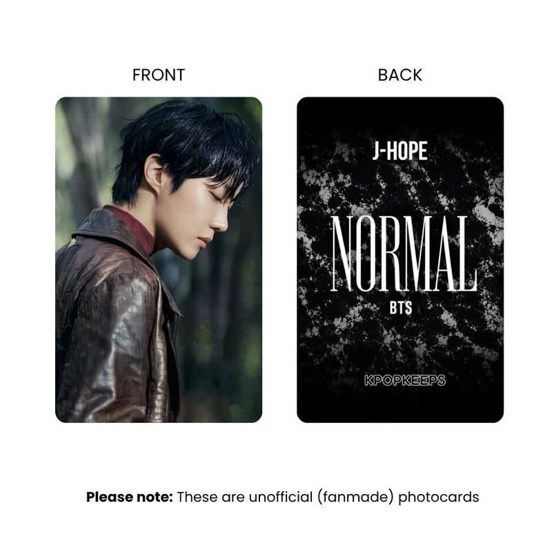 BTS NORMAL MV (SET A) Photocards