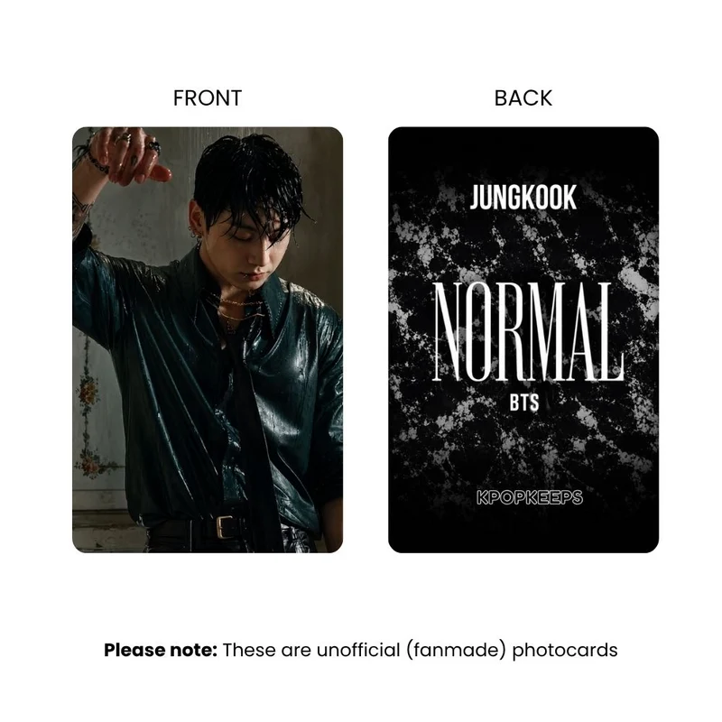 BTS NORMAL MV (SET A) Photocards