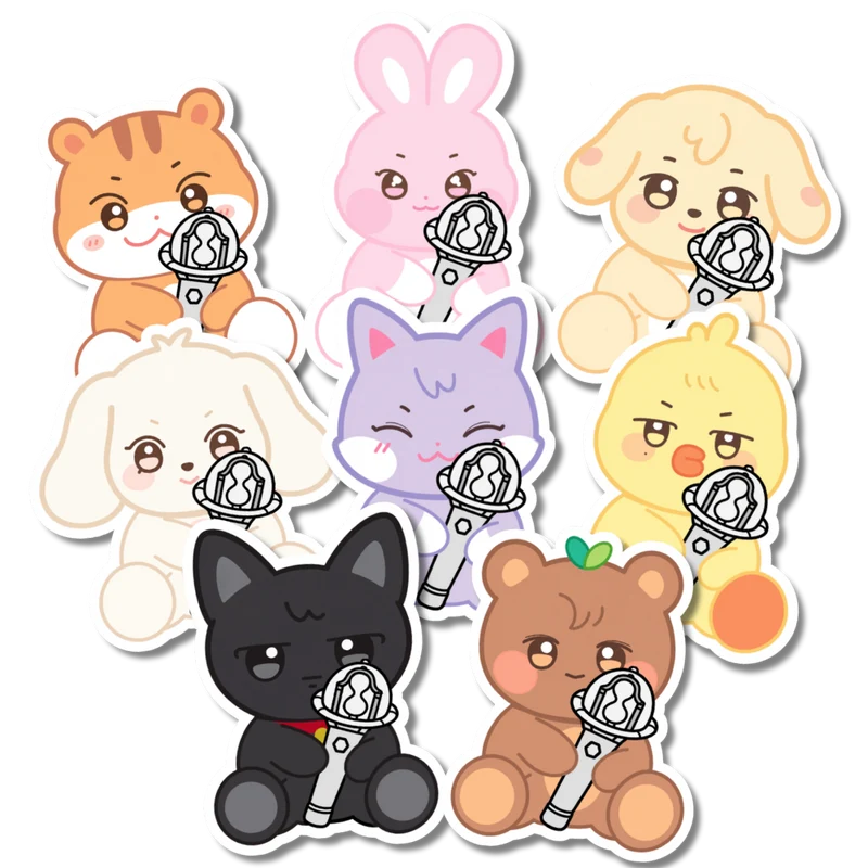 ATEEZ ANITEEZ with Lightstick Stickers
