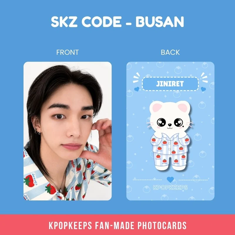 Stray Kids SKZ CODE Busan PJs Photocard Set