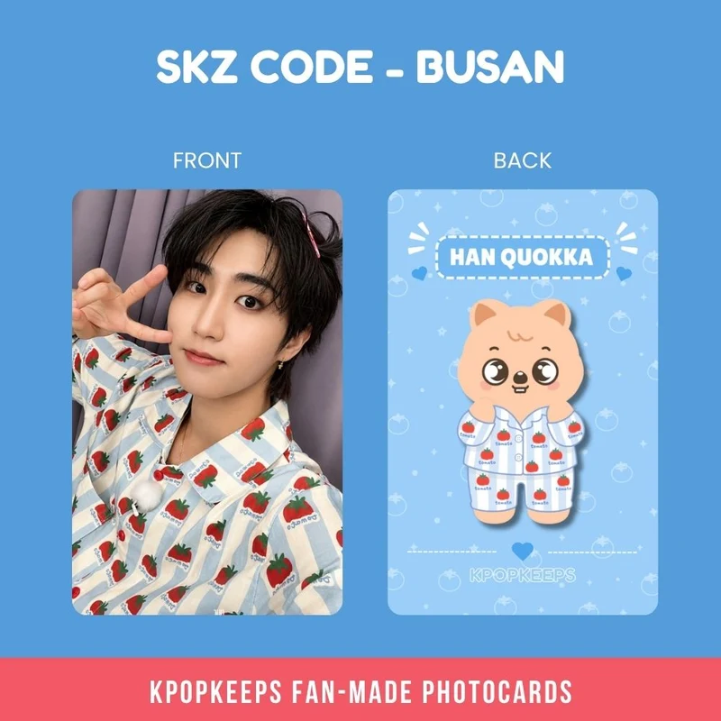 Stray Kids SKZ CODE Busan PJs Photocard Set