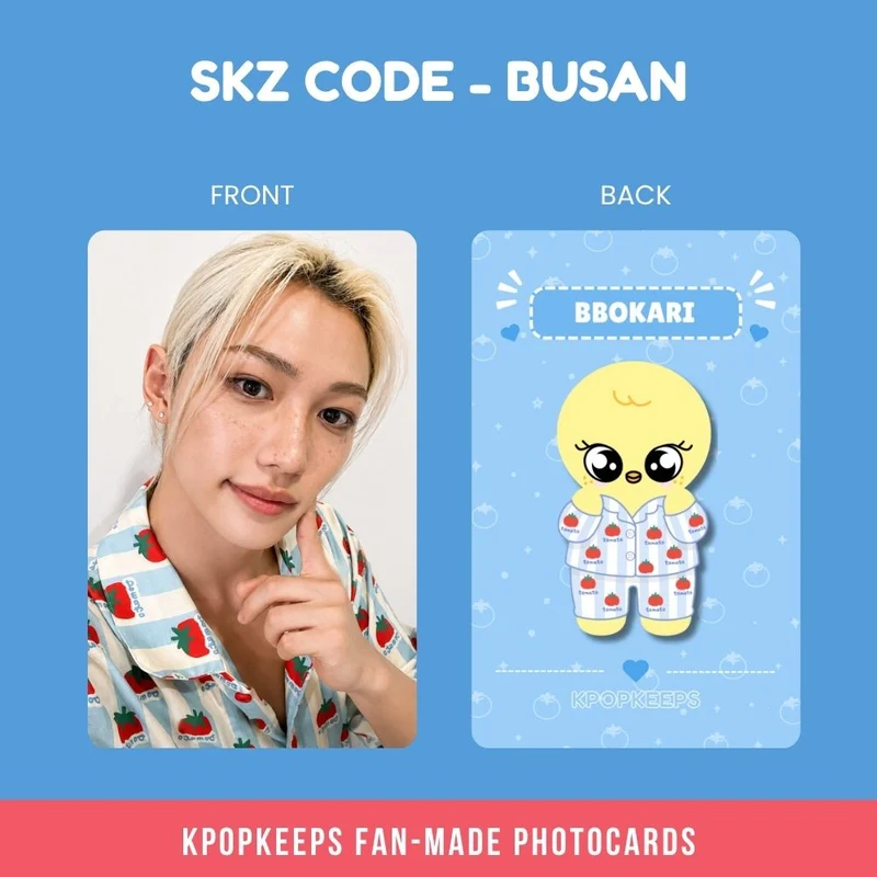Stray Kids SKZ CODE Busan PJs Photocard Set