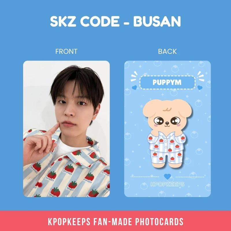 Stray Kids SKZ CODE Busan PJs Photocard Set