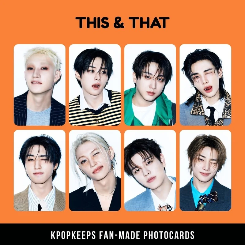 Stray Kids This & That (SET C) Photocards | Fan-made KPop Collectible