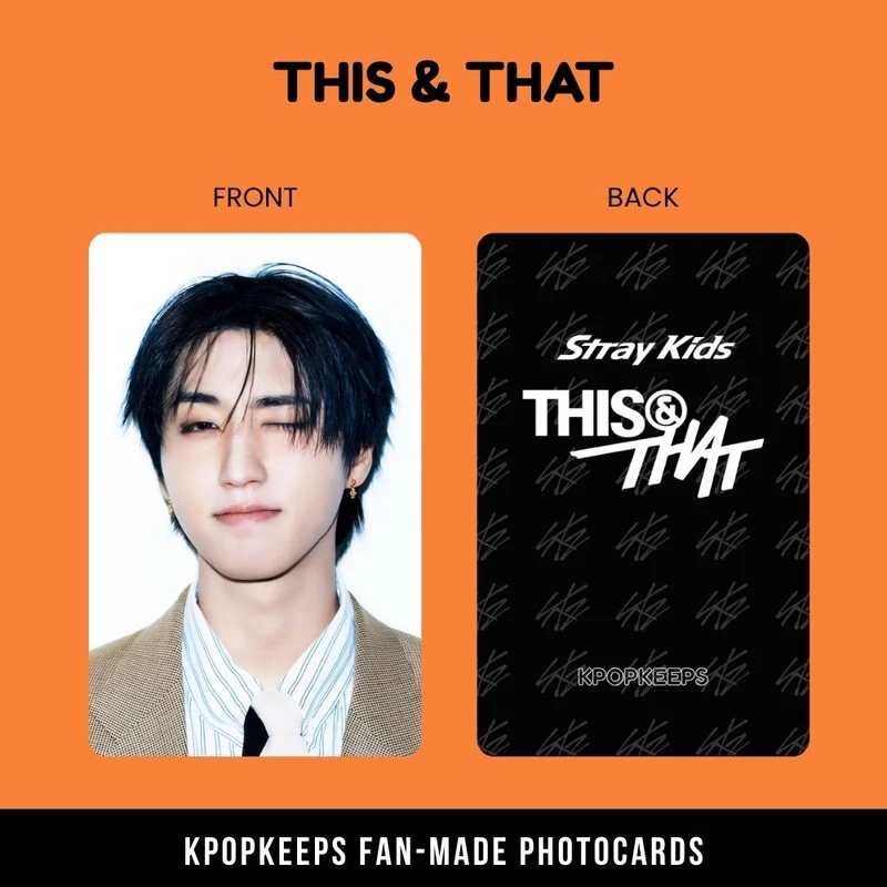 Stray Kids This & That (SET C) Photocards | Fan-made KPop Collectible