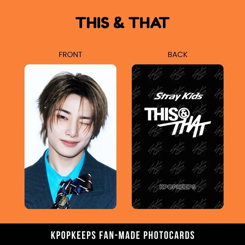 Stray Kids This & That (SET C) Photocards | Fan-made KPop Collectible