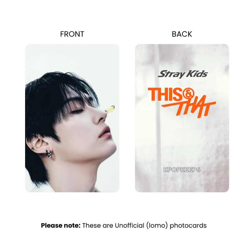Stray Kids This & That (SET A) Photocards | Fan-made KPop Collectible
