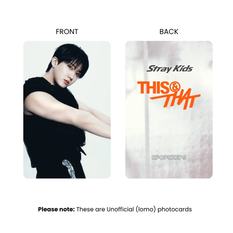 Stray Kids This & That (SET A) Photocards | Fan-made KPop Collectible