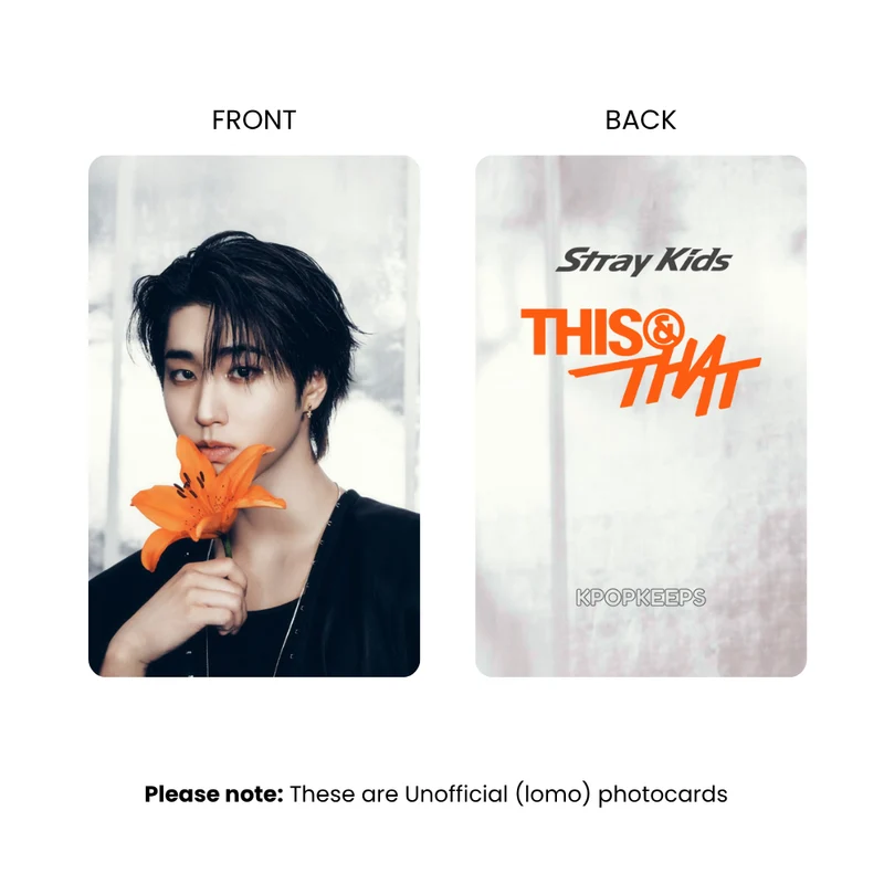 Stray Kids This & That (SET A) Photocards | Fan-made KPop Collectible