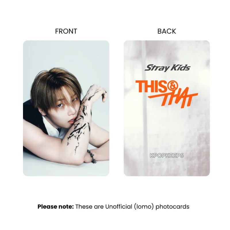 Stray Kids This & That (SET A) Photocards | Fan-made KPop Collectible