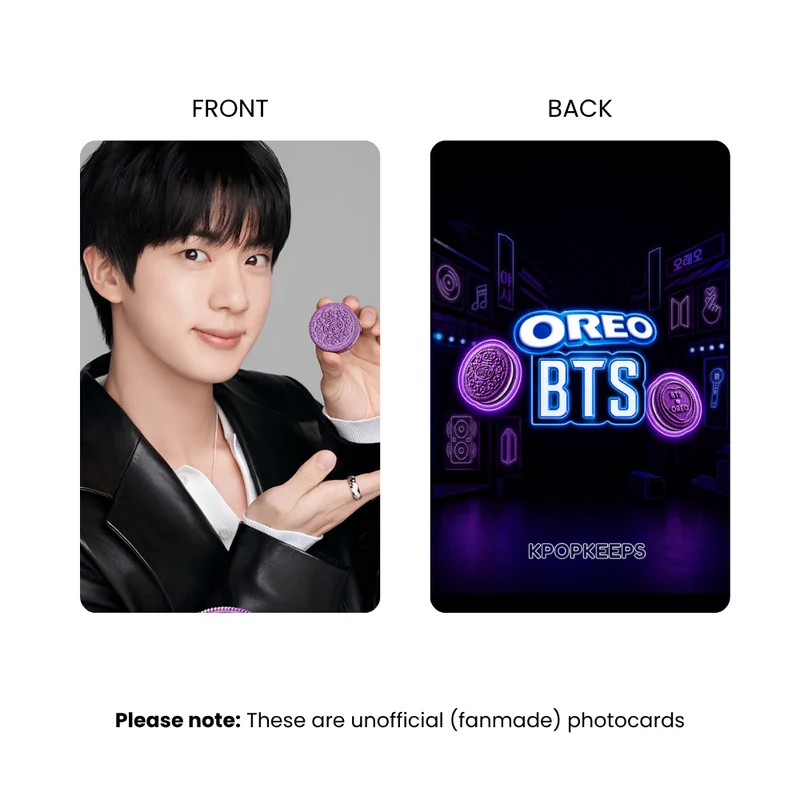 BTS x Oreo Photocard Set | K-Pop Collectible