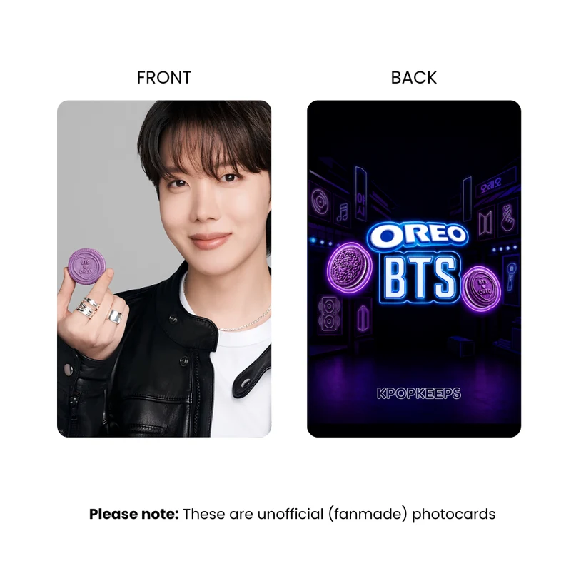 BTS x Oreo Photocard Set | K-Pop Collectible